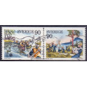 Sverige. 1975. Spejderbevægelsen i par. AFA nr. 930-31 **    postfrisk stemplet FDC st,