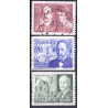 Sverige. 1975. Nobelpristagere 1915 75 Øre-1,10 Kr. AFA nr. 938-40 **    postfrisk stemplet FDC st,