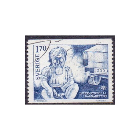 Sverige. 1979. International børneår. 1,70 kr. AFA nr. 1061 **     postfrisk stemplet FDC st,