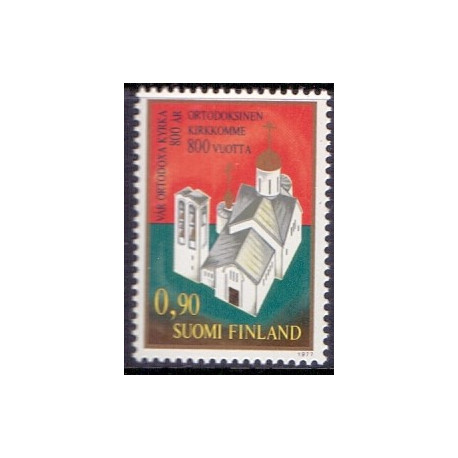 Finland. 1977. Valamo klosteret. AFA nr. 818 **    , postfrisk stemplet FDC