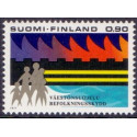 Finland. 1977. Paavo Ruotsalainens og Civil beskyttelse. AFA nr. 819-20 **    , postfrisk stemplet FDC