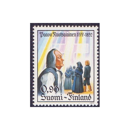 Finland. 1977. Paavo Ruotsalainens og Civil beskyttelse. AFA nr. 819-20 **    , postfrisk stemplet FDC