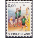 Finland. 1977. Volleyball og Skiløb. AFA nr. 821-23 **   , postfrisk stemplet FDC