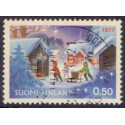 Finland. 1977. Julefrimærke. AFA nr. 824 **   , postfrisk stemplet FDC