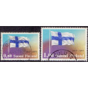 Finland. 1977. 60 års selvstændighed. AFA nr. 826-27 **   , postfrisk stemplet FDC
