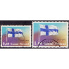 Finland. 1977. 60 års selvstændighed. AFA nr. 826-27 **   , postfrisk stemplet FDC