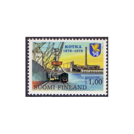 Finland. 1978. Kotkas 100 år. AFA nr. 829 **   , postfrisk stemplet FDC