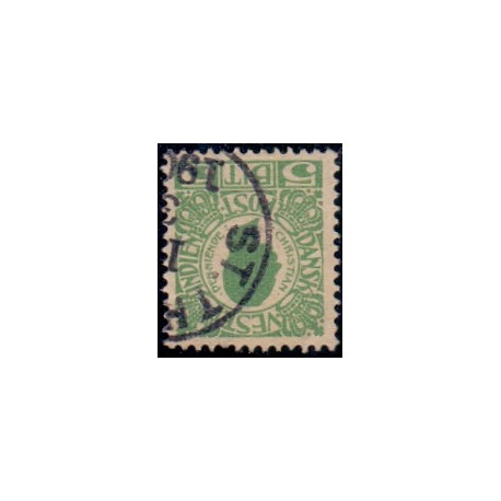 DWI. 1905. Kong Chr. IX 5 bit. AFA nr 24 OMV. VM. st.