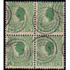 DWI. 1905. Kong Chr. IX 5 bit. AFA nr 24 4-blok. st.