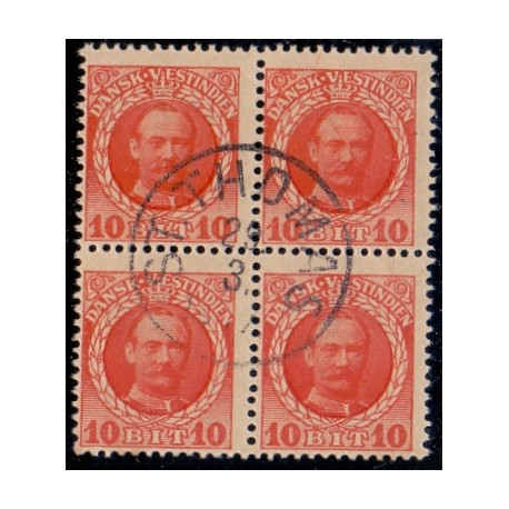 DWI. 1907-08. Kong Fred. VIII 10 bit. AFA nr 37 **  /st.