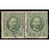 DWI. 1907-08. Kong Fred. VIII 5 bit. AFA nr 36 st. parstykke