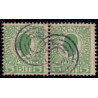 DWI. 1905. Kong  Chr. IX. 5 bit. AFA nr. 24 i st. parstykke