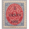 DWI. 1902. 2 CENT/3c. OMV RM. AFA nr 18By, med perlefejl over E i SKE *