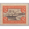 DWI. 1905. St. Thomas Havn 2 fr. AFA nr 31, perle på Ø tv 2-tal **
