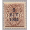 DWI. 1905. Provisorier 5 BIT/8 c. AFA nr 35 **  /st.