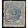 1864. 2 sk. blå. AFA nr. 11 st. **