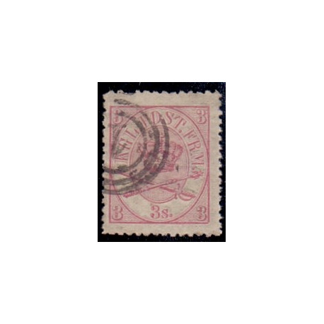 1864. 3 sk. Lilla. AFA nr. 12 **, st