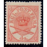 1864. 4 sk. rød, AFA nr. 13 **