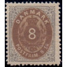 1871. 8 Sk. Grå/brun.  AFA nr.19 ** st.