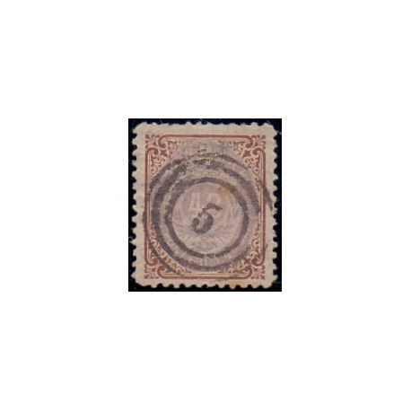 1871. 48 Sk. Brun/lilla.  AFA nr.21 st.. **