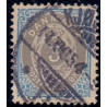 1875. To-farvede 3 øre AFA nr. 22 postfrisk      Ubrugt stemplet