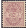 1901-02. Våbentype, 15 Øre, Vm. III AFA nr. 38,  postfrisk Ubrugt Stemplet FDC