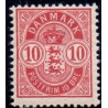 1902. Våbentype, 10 Øre, Vm. III AFA nr. 35C,  postfrisk   Ubrugt Stemplet FDC