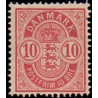 1895. Våbentype, 10 Øre, Vm. II AFA nr. 35B,  postfrisk  Ubrugt Stemplet FDC