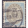1895-1901. To-farvede 3 øre AFA nr. 22By, postfrisk Ubrugt stemplet