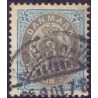 1895-1901. To-farvede 3 øre AFA nr. 22By, postfrisk Ubrugt stemplet