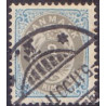 1895-1901. To-farvede 3 øre AFA nr. 22By, postfrisk Ubrugt stemplet