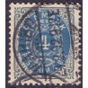 1895-1901. To-farvede 4 øre AFA nr. 23By, postfrisk Ubrugt stemplet