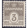 1905-06. Bølgelinietype, 3 Øre, AFA nr. 44,  postfrisk    Ubrugt Stemplet FDC