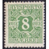 Avisporto. 1914-15. 8 Øre, grøn, AFA. nr. 14  ubrugt, postfrisk, stemplet