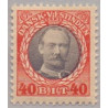DWI. 1907-08. Kong Fred. VIII 40 bit. AFA nr. 42 Perlefejl i v ramme *