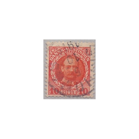DWI. 1907-08. Kong Fred. VIII 10 bit. AFA nr. 37,  st. **