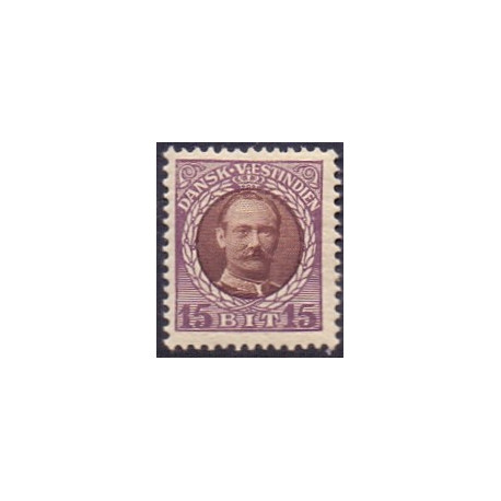 DWI. 1907-08. Kong Fred. VIII 15 bit. AFA nr. 38,**  st.