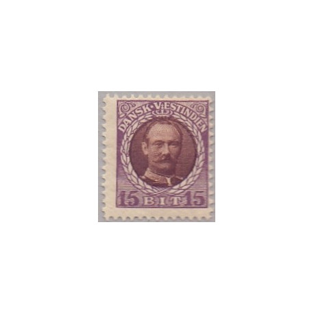 DWI. 1907-08. Kong Fred. VIII 15 bit. AFA nr. 38,**  st.
