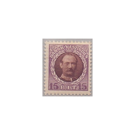 DWI. 1907-08. Kong Fred. VIII 15 bit. AFA nr. 38,**  st.