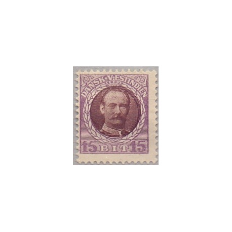 DWI. 1907-08. Kong Fred. VIII 15 bit. AFA nr. 38,**  st.