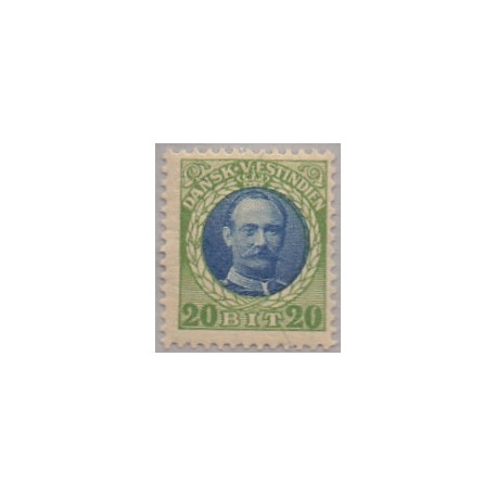 DWI. 1907-08. Kong Fred. VIII 20 bit. AFA nr. 39,,**  st.