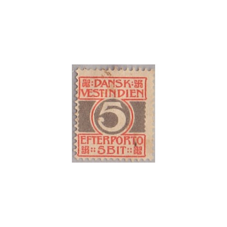 DWI. Portomærker 1905. 5 Bit AFA nr.5 ** st.