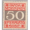 DWI. Portomærker 1905. 50 Bit AFA nr.8 B: farveplet ved 50  *