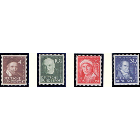 Vesttyskland. 1951. Velgørenhedsmærker.. AFA 1106-09 **, st.