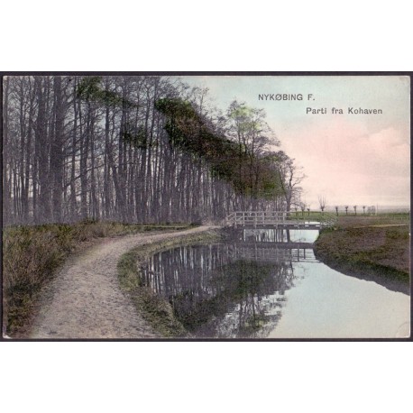 4800. Nykøbing F. Parti fra Kohaven, ubrugt (Kristoffersens 102)