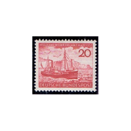 Vesttyskland. 1952. Helgoland. AFA 1112 **, st.