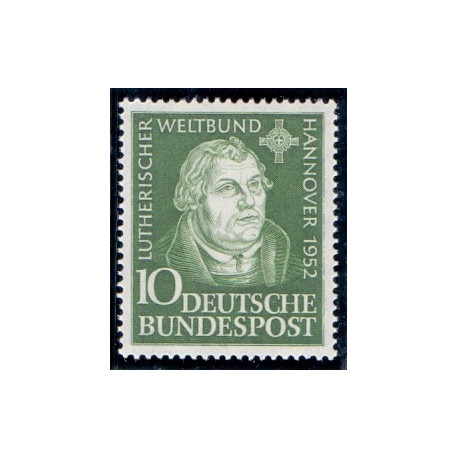 Vesttyskland. 1952. Lutherske Verdensforbund. AFA 1113 **, st.
