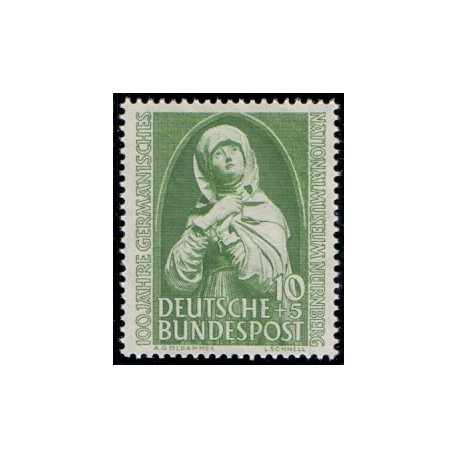 Vesttyskland. 1952. Nationalmuseum. AFA 1115 **, st.