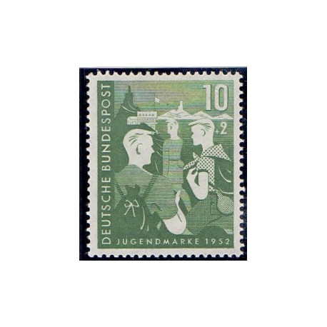 Vesttyskland. 1952. Velgørenhedsmærker. AFA 1117-18 **, st.