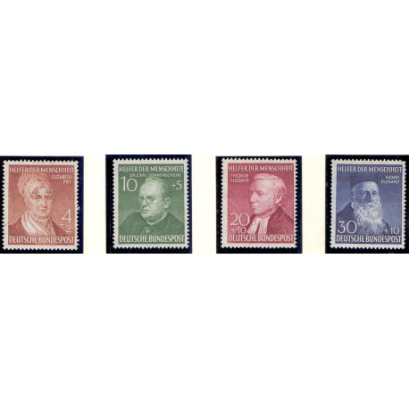 Vesttyskland. 1952. Velgørenhedsmærker. AFA 1119-22 **, st.